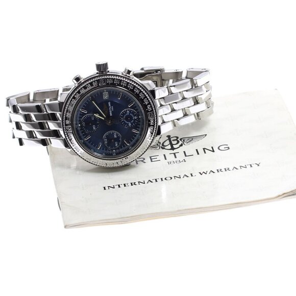 BREITLING Astromat Longitude A20405 Date Chronograph AT Men's Watch - Picture 1 of 12